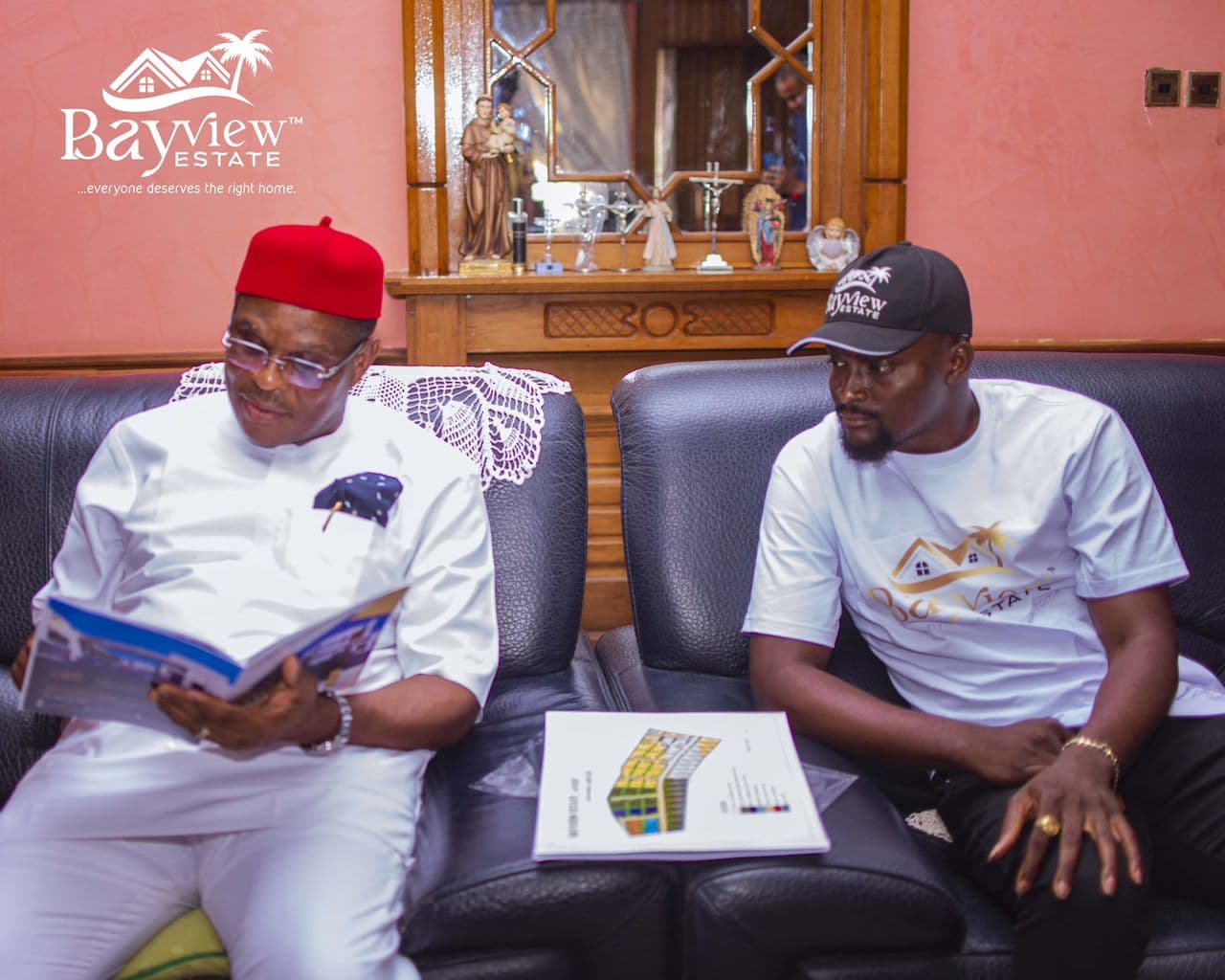 Business presentation moment